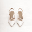 SLINGBACK BICOLORE NUDE 