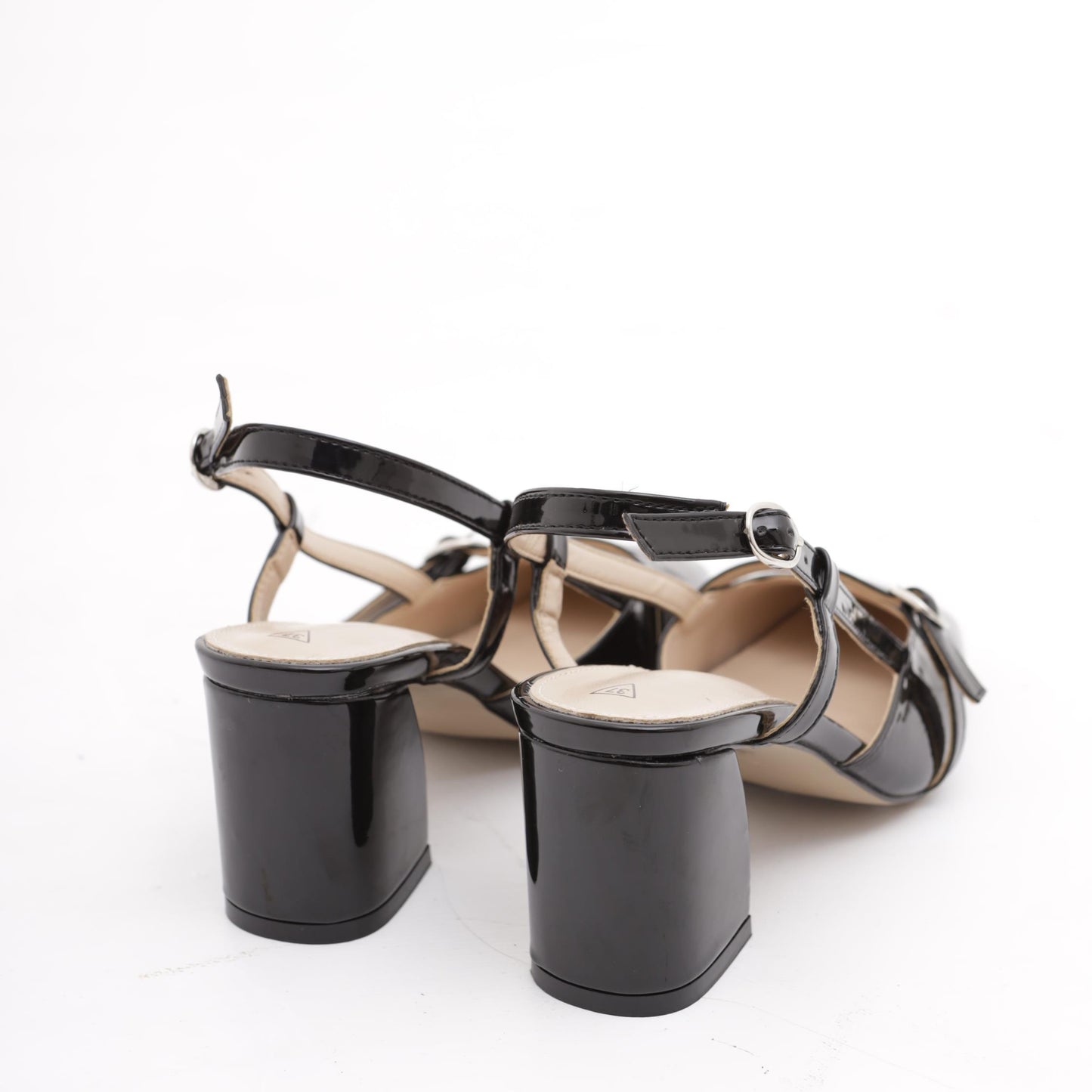 SLINGBACK CINTURINO NERO 