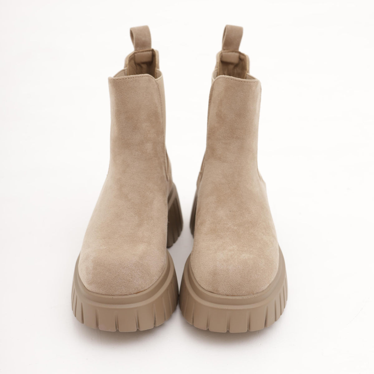 STIVALETTO CHELSEA BASSO PLATFORM TORTORA 
