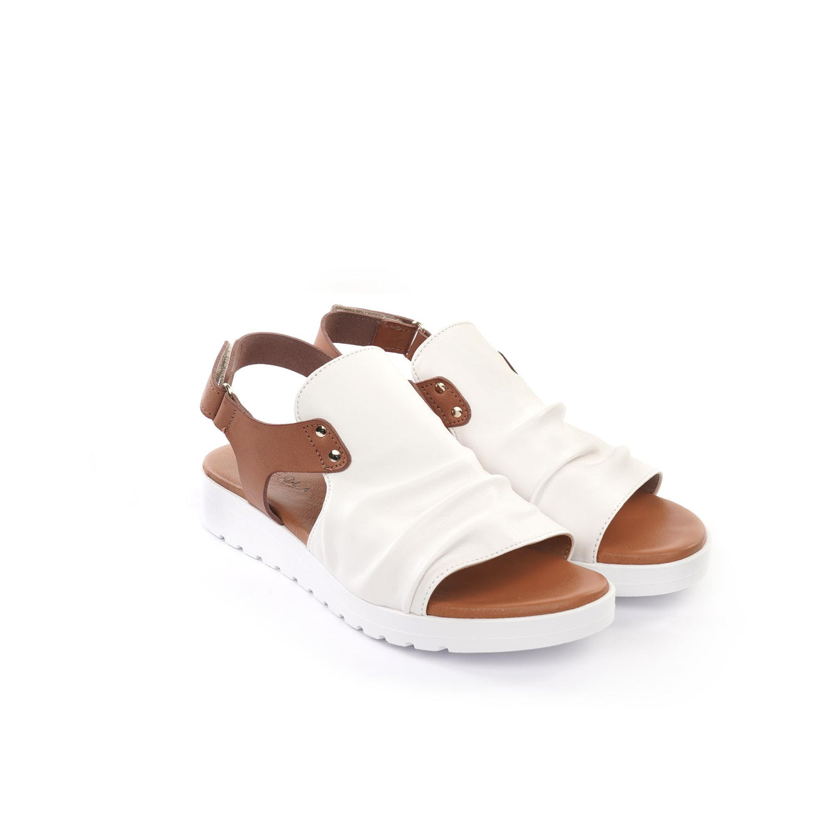 SANDALO ZEPPA SOFT BIANCO<BR/> 