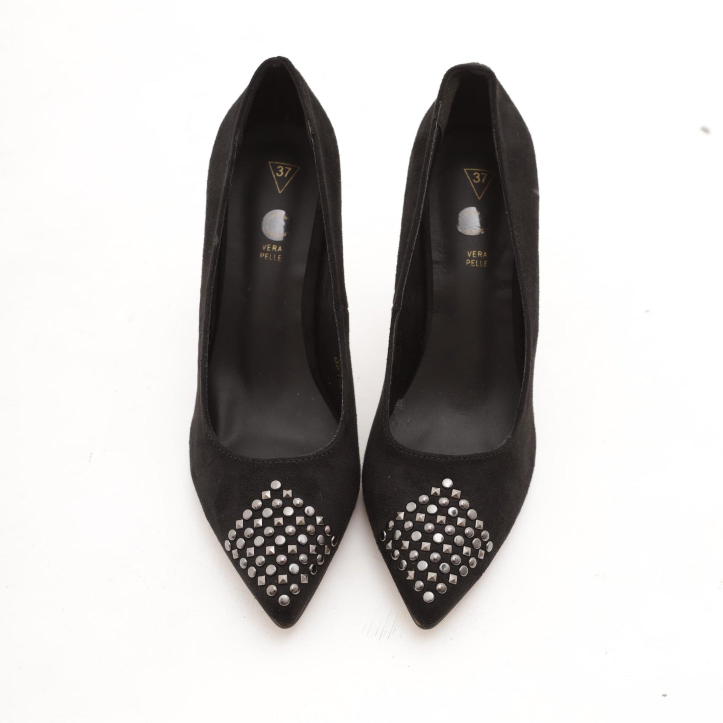 DECOLLETE' ALTA BORCHIE NERO 