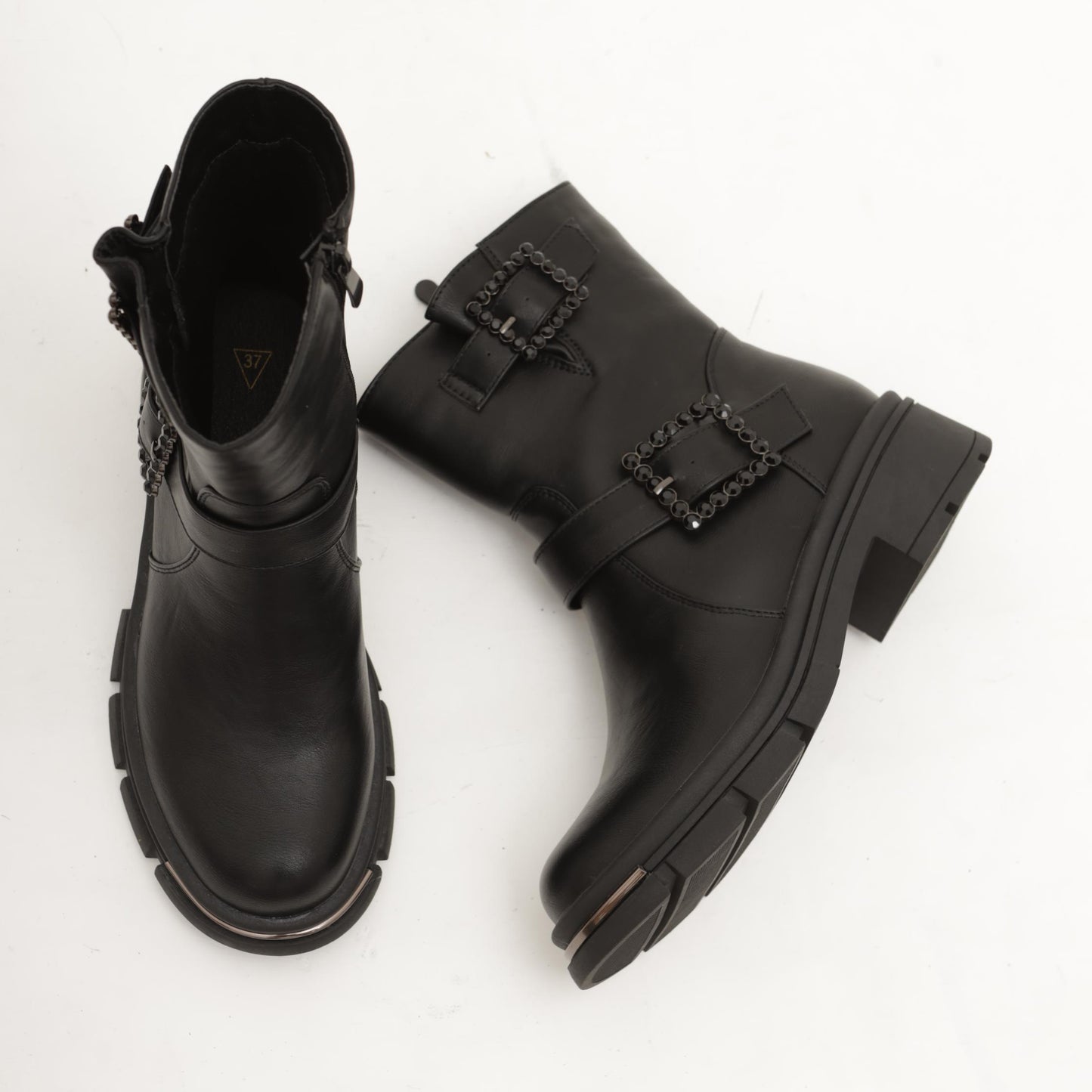 BIKER BASSO STONE NERO 