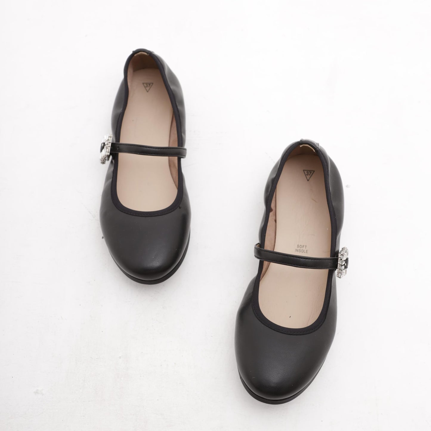 BALLERINA CINTURINO NERO 