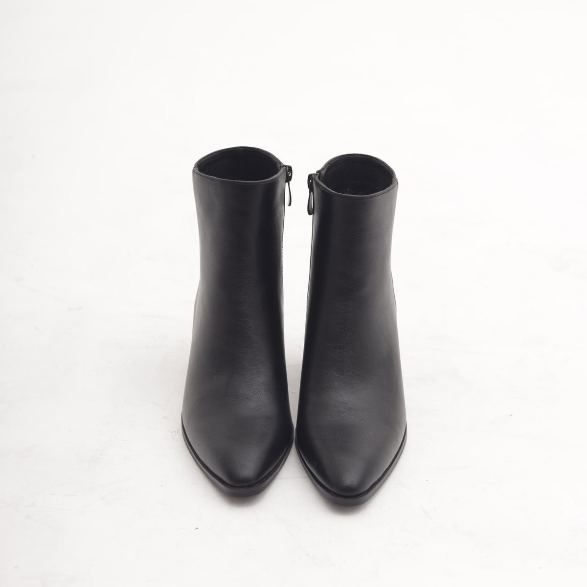STIVALETTO TACCO LISCIO NERO 