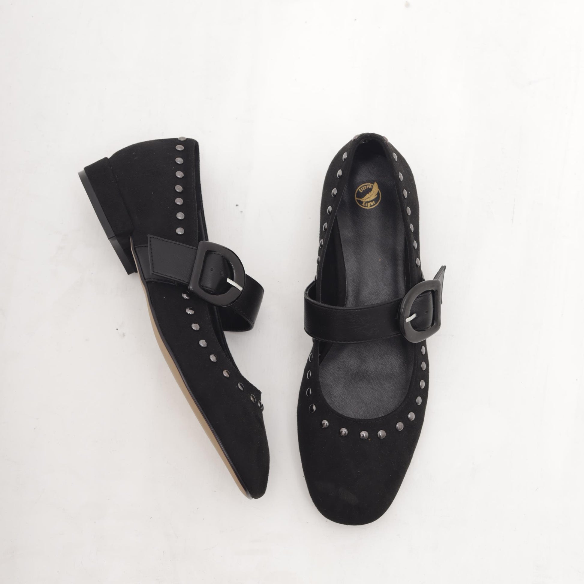 MARY JANE FLAT BORCHIE NERO 