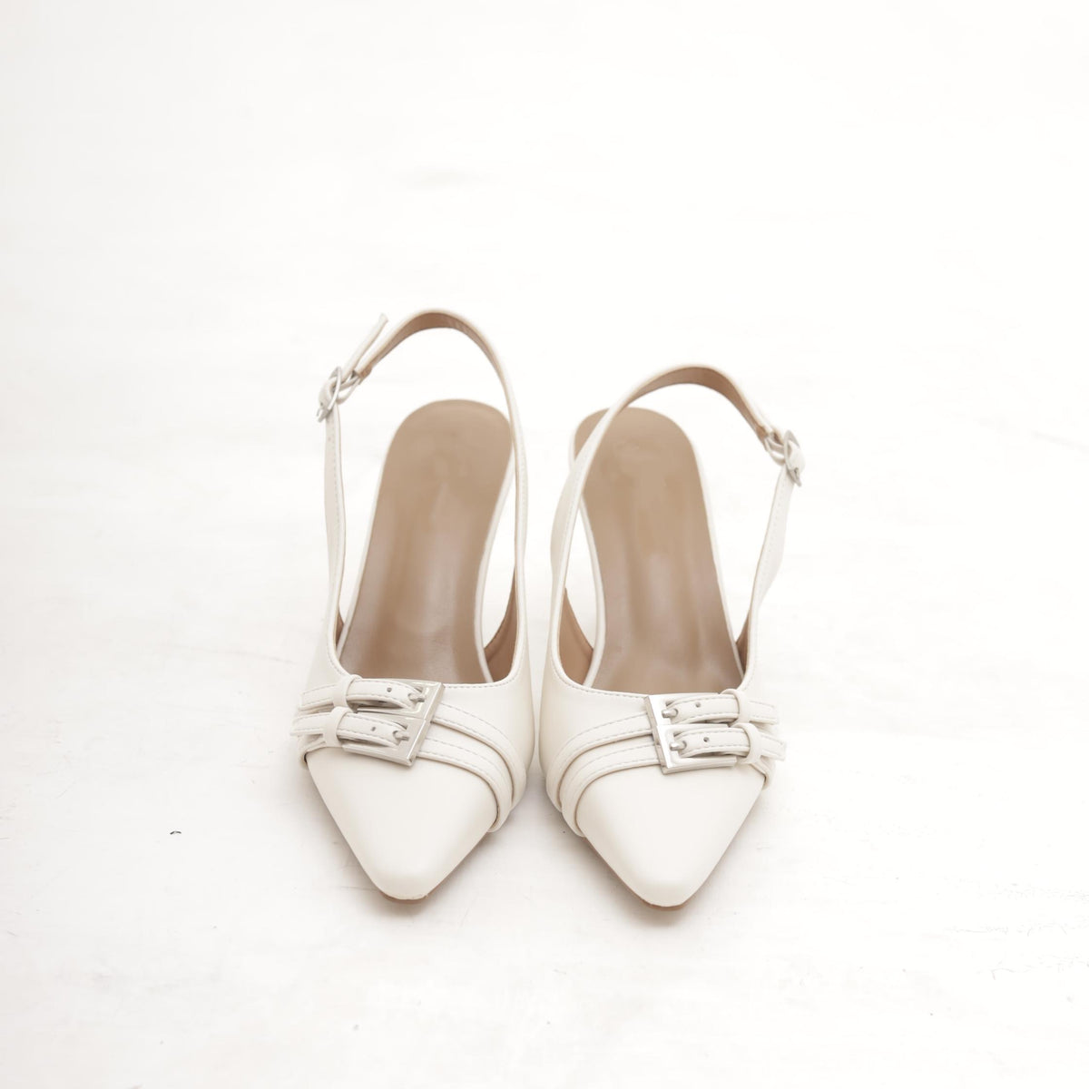 SLINGBACK DOPPIA FIBBIA PANNA 