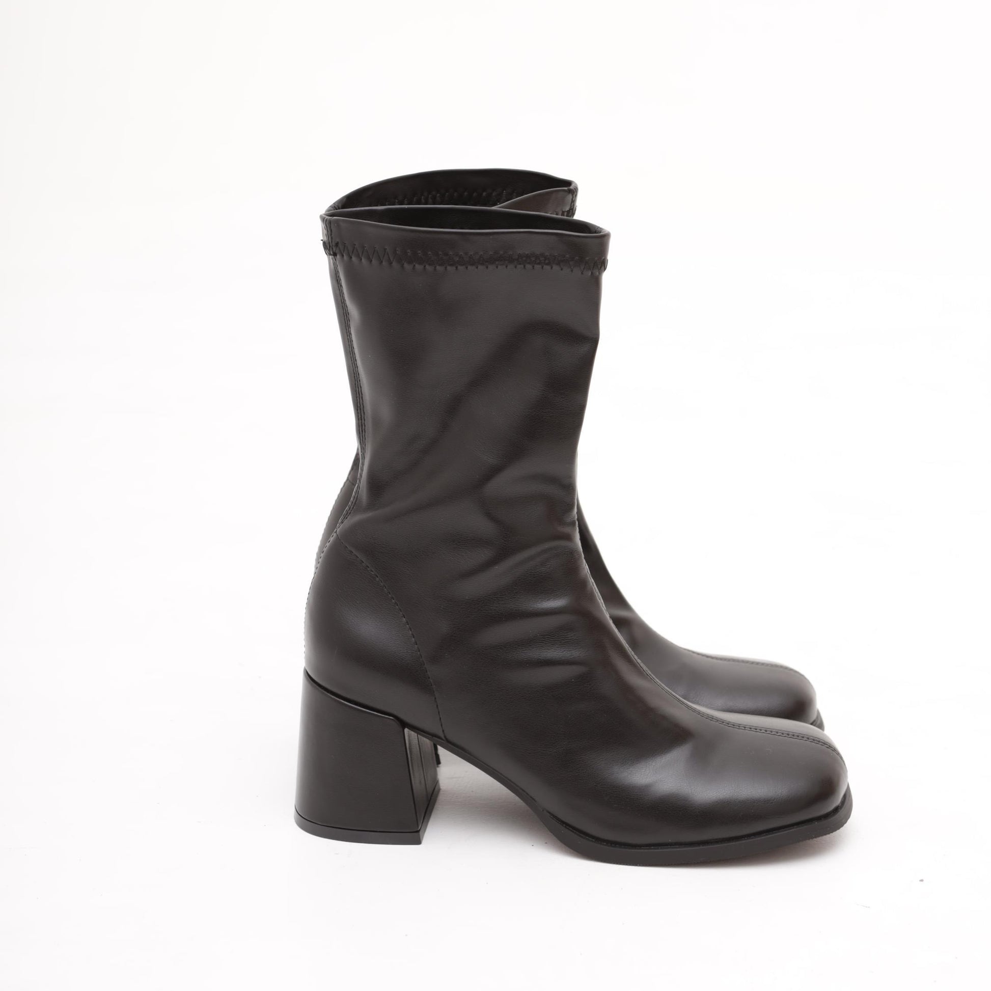 STIVALETTO STRETCH NERO MP757PUNE CHOCOLA