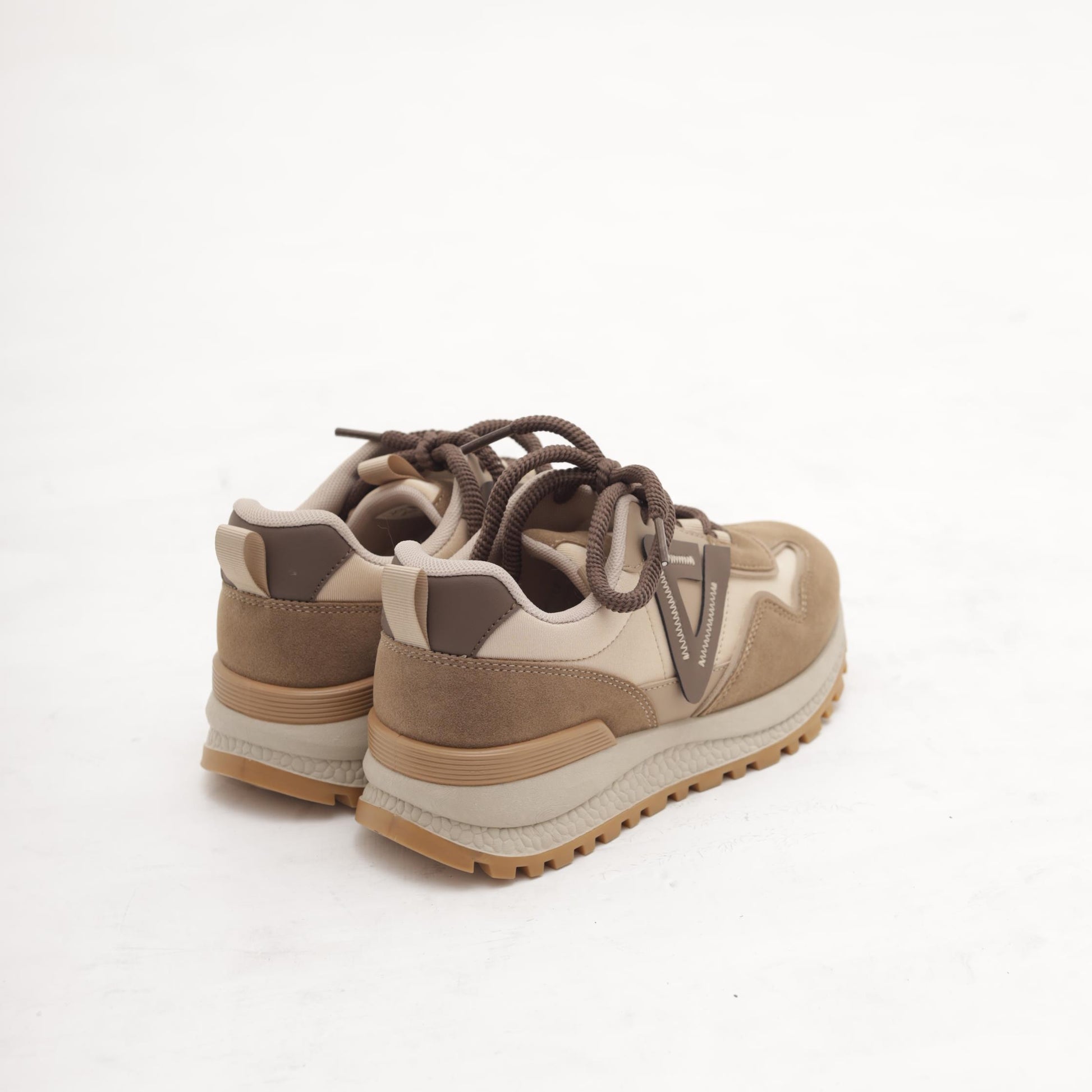 SNEAKERS RUNNING TRIANGLE TORTORA MP903-5PUTA CHOCOLA