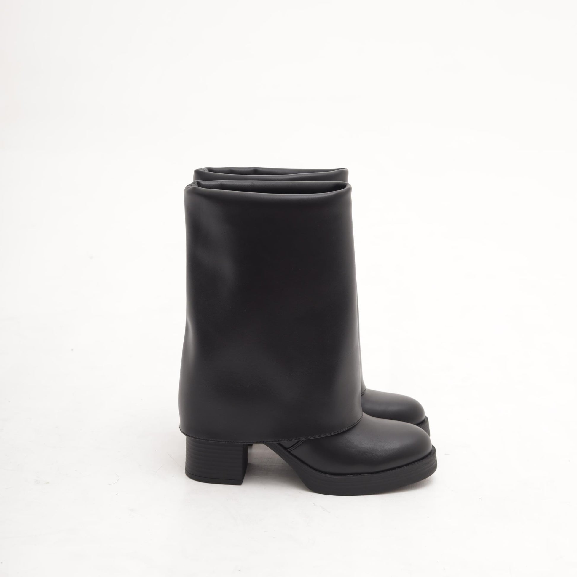 STIVALETTO TACCO RISVOLTATO 