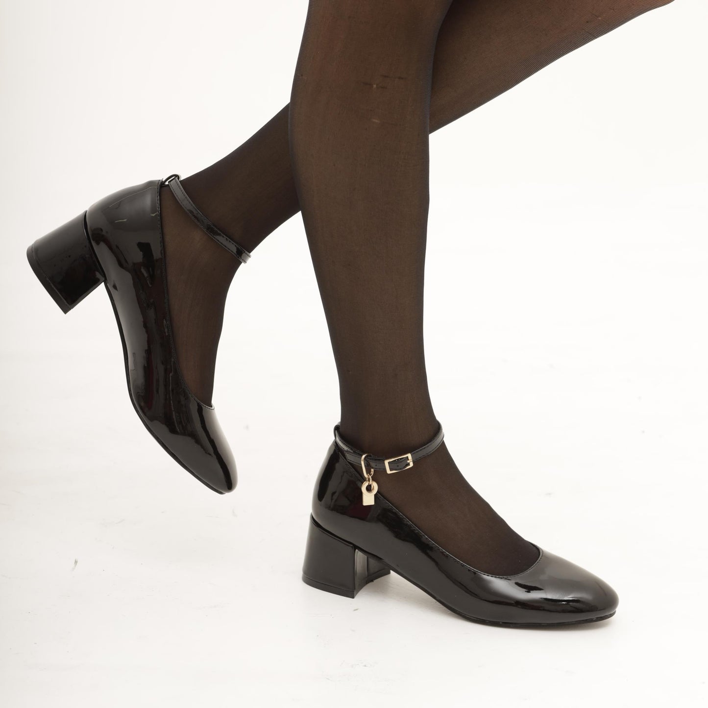 DECOLLETE' CINTURINO NERO 