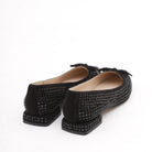 DECOLLETE' FLAT GLITTER NERO 