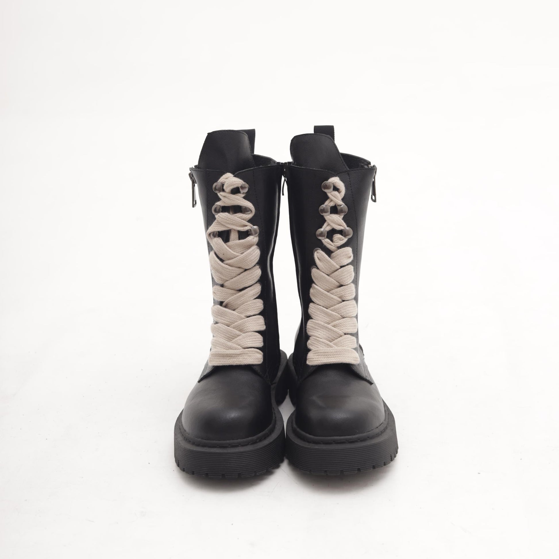 ANFIBIO ALTO CON ZIP NERO 