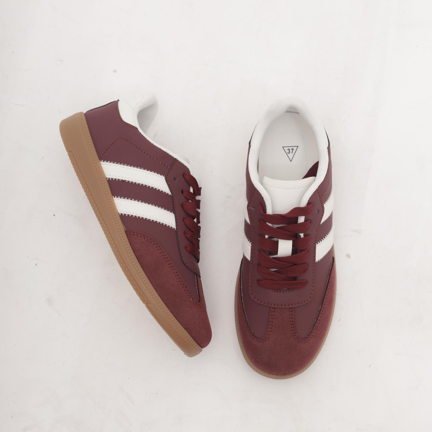 SNEAKERS FLAT BORDEAUX MP902-1PUBR CHOCOLA
