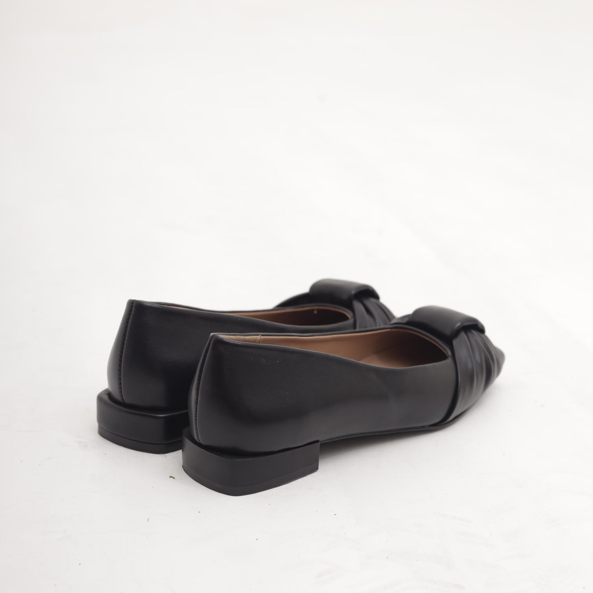 DECOLLETE FLAT FIOCCO NERO MP2734-1PUNE CHOCOLA