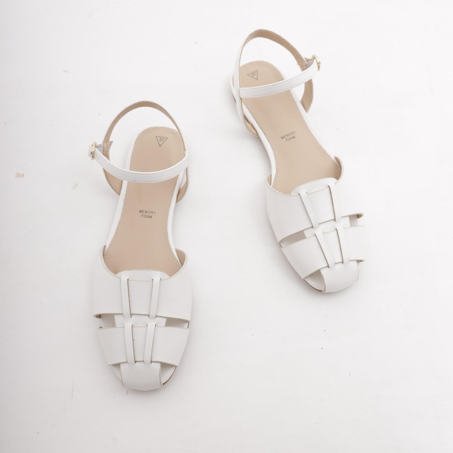 DECOLLETE' PIXIE FLAT BIANCO 