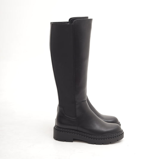 STIVALE ALTO ELASTICO NERO 
