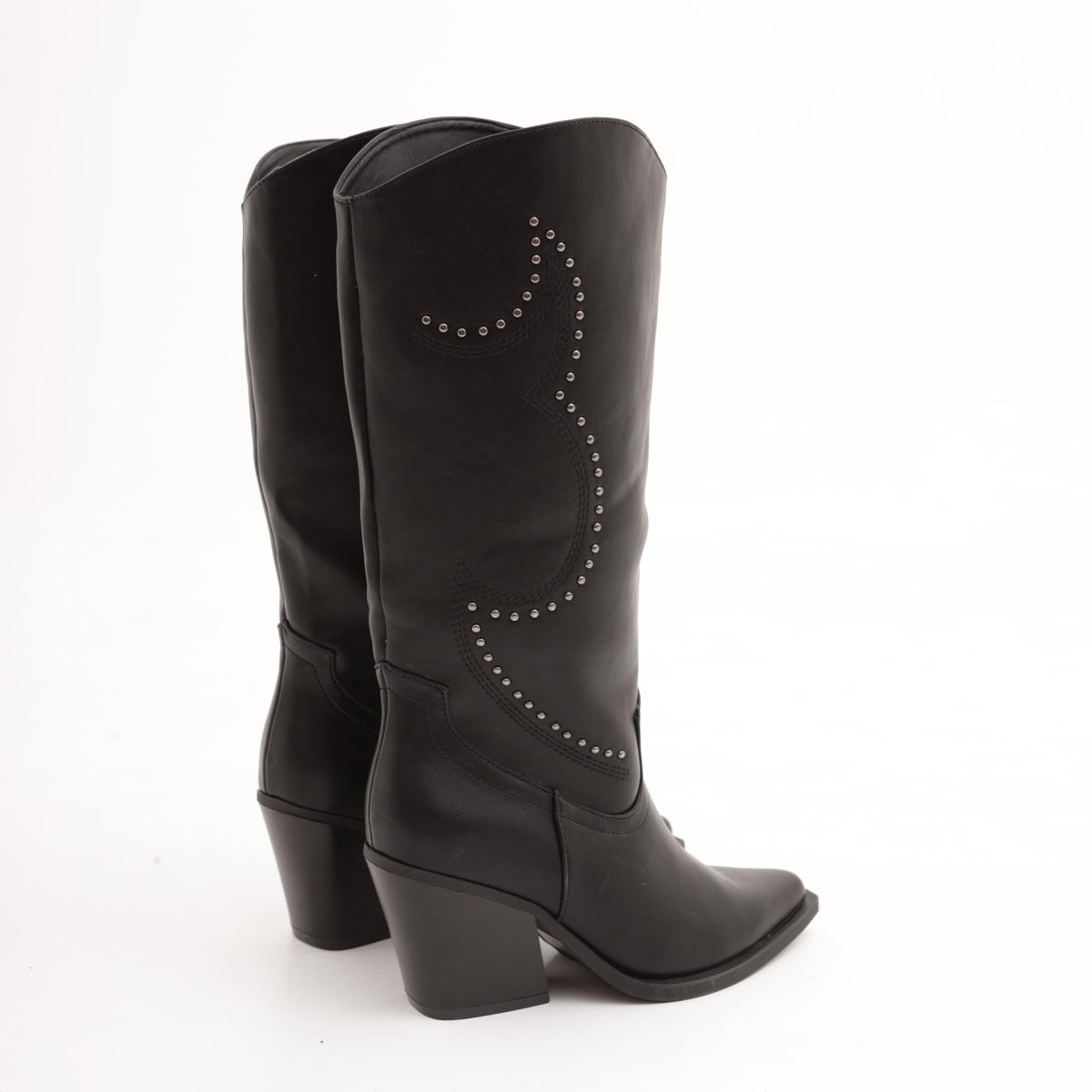 CAMPEROS RICAMO BORCHIE NERO 