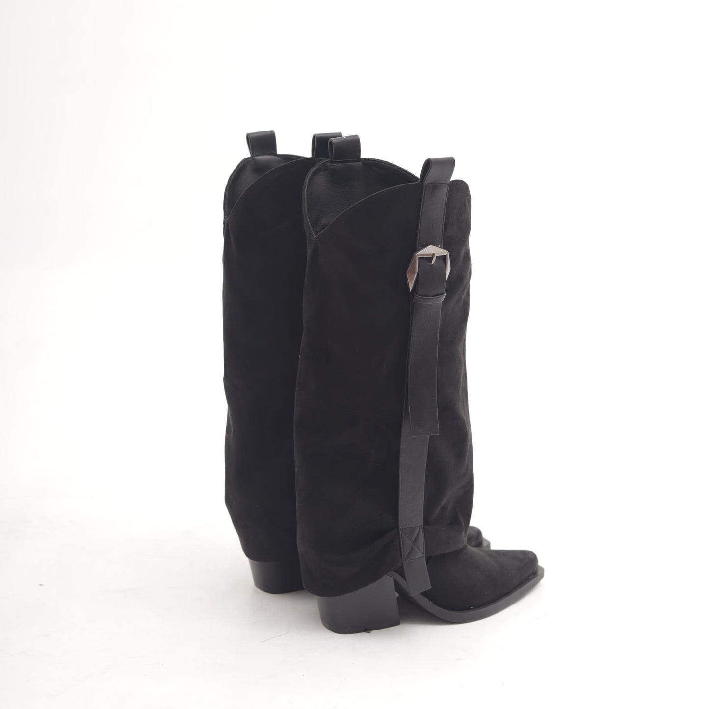 STIVALE TEXANO RISVOLTATO NERO MP2701-4MFNE CHOCOLA