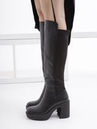 STIVALE CHUNKY STRETCH NERO<BR/> 