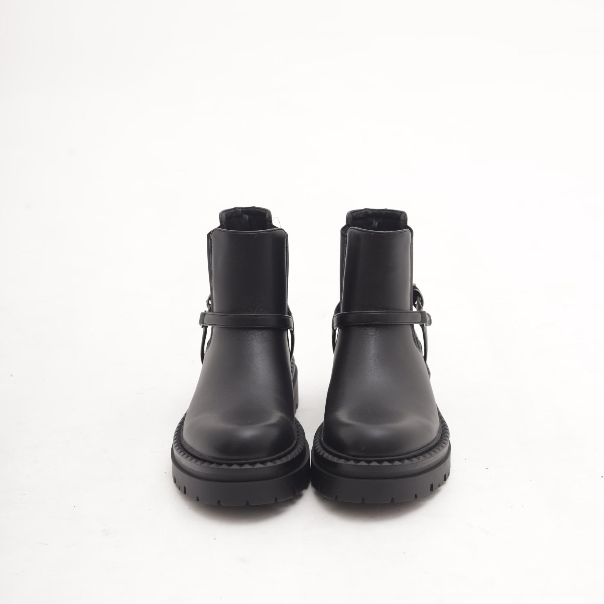 STIVALETTO BASSO ELASTICO E GHETTA NERO 