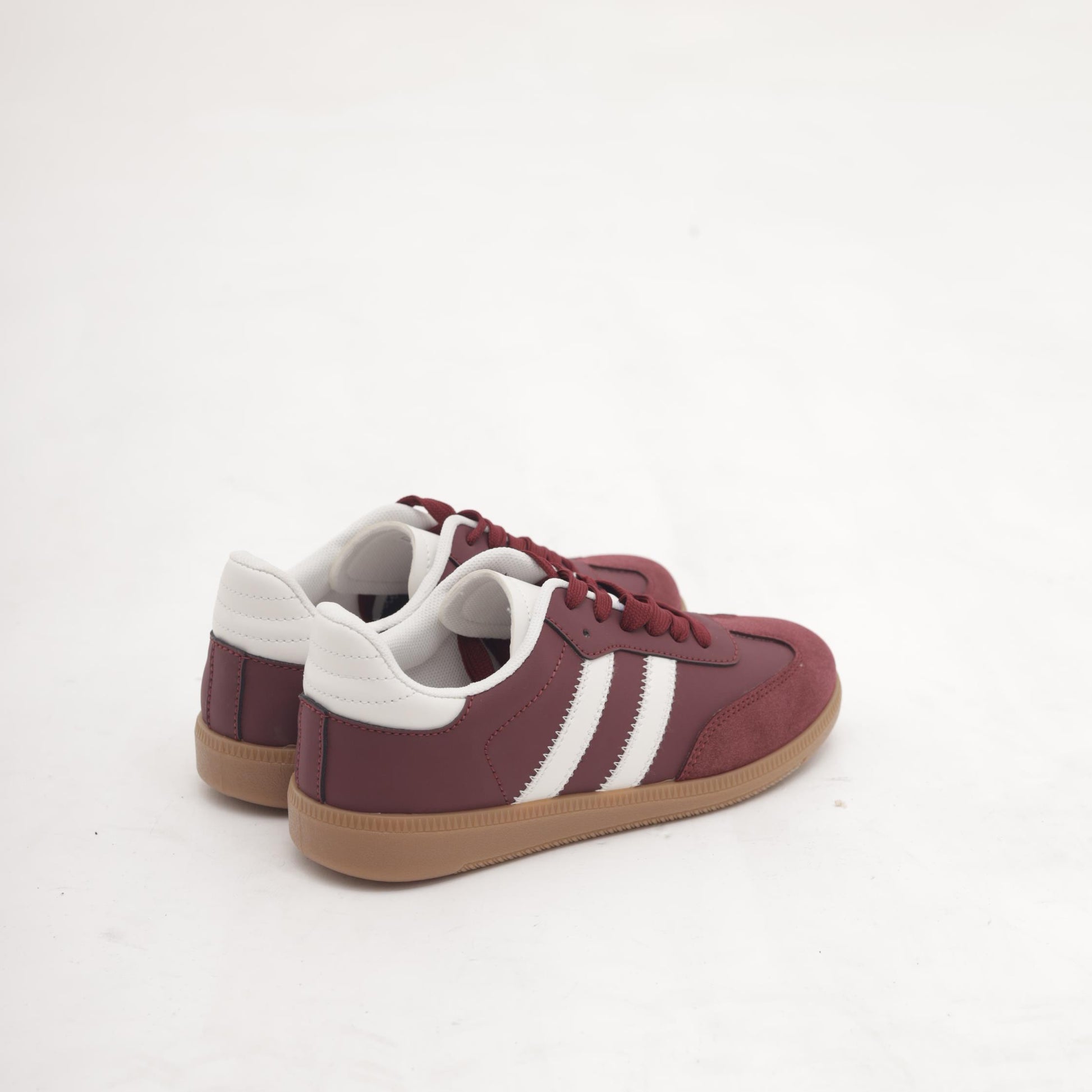 SNEAKERS FLAT BORDEAUX 