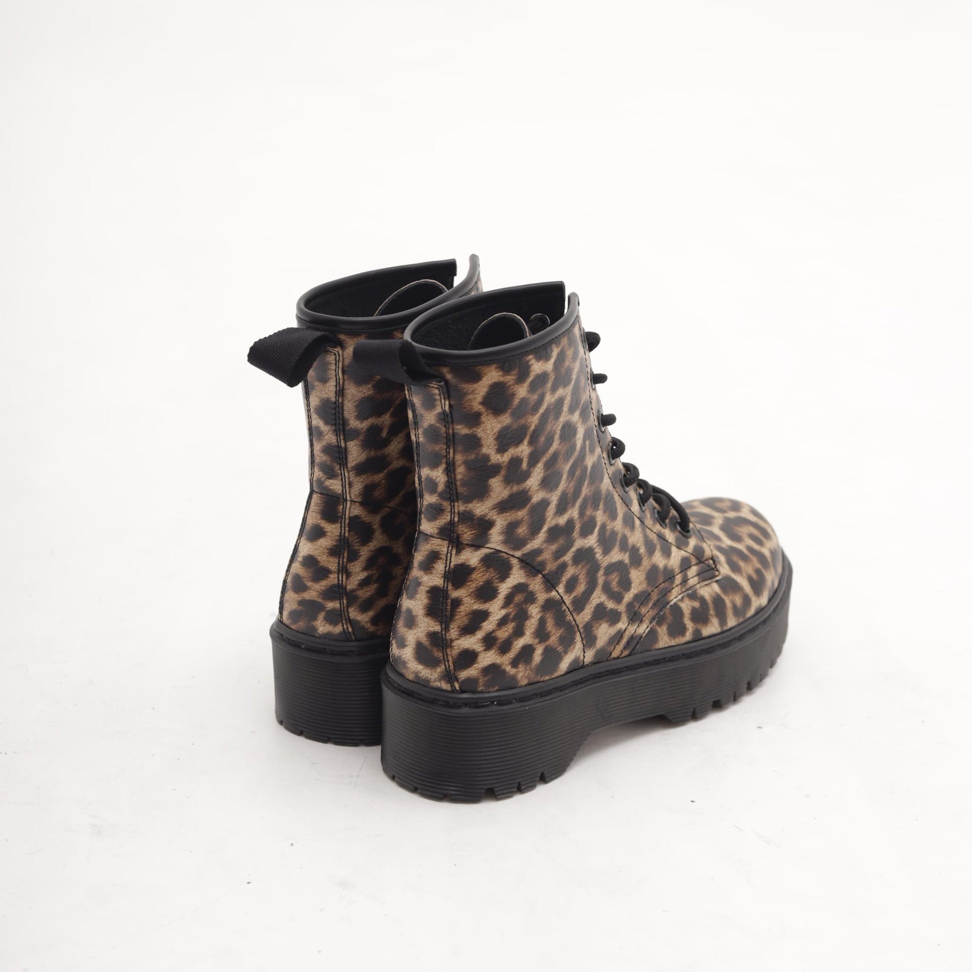 ANFIBIO 8 BUCHI PLATFORM LEOPARDO MT89PULE CHOCOLA