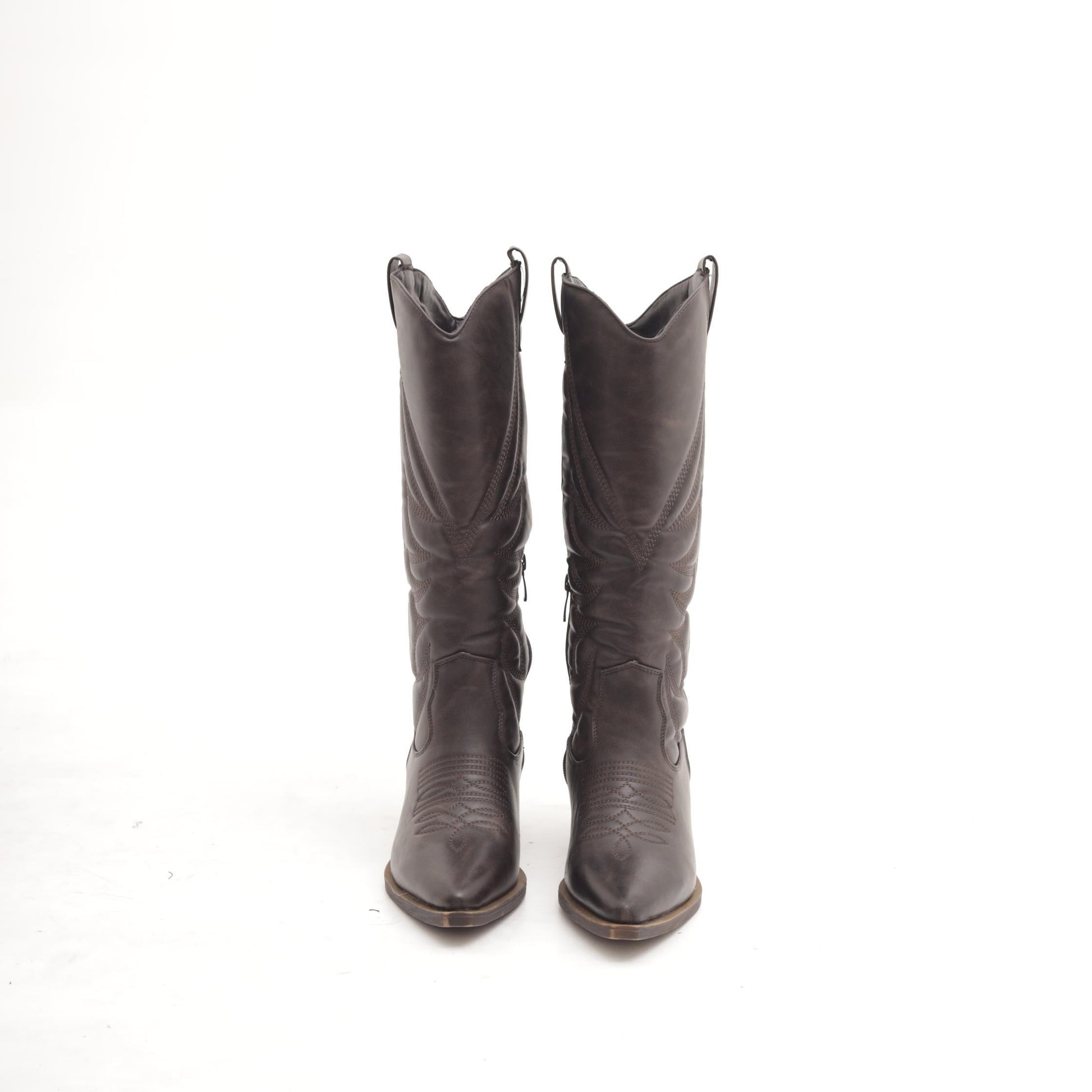 STIVALE CAMPEROS RICAMO TESTA DI MORO MP2702-3PUTM CHOCOLA