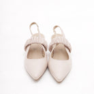 SLINGBACK BASSA ELASTICO NUDE 