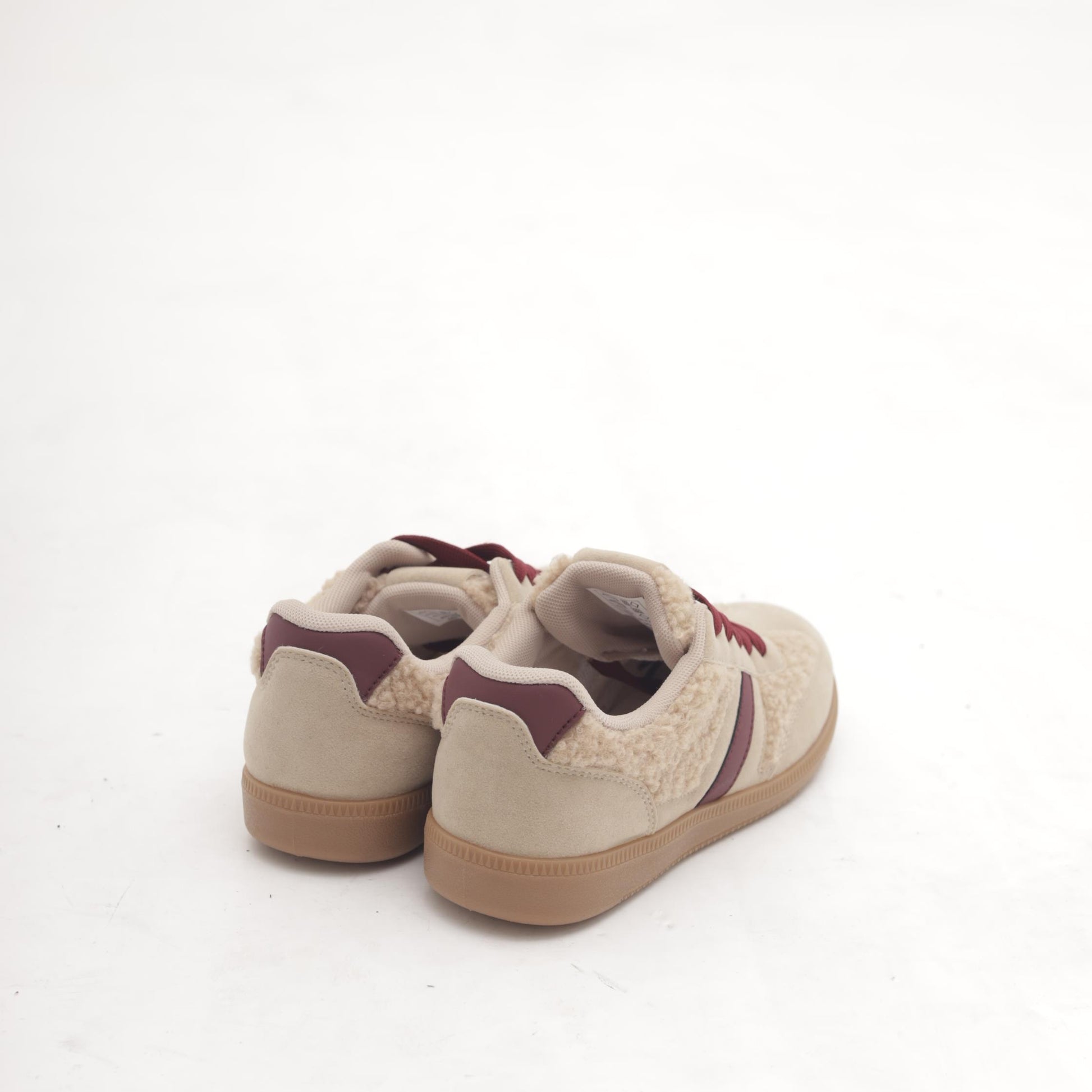 SNEAKERS FLAT FUR BEIGE 