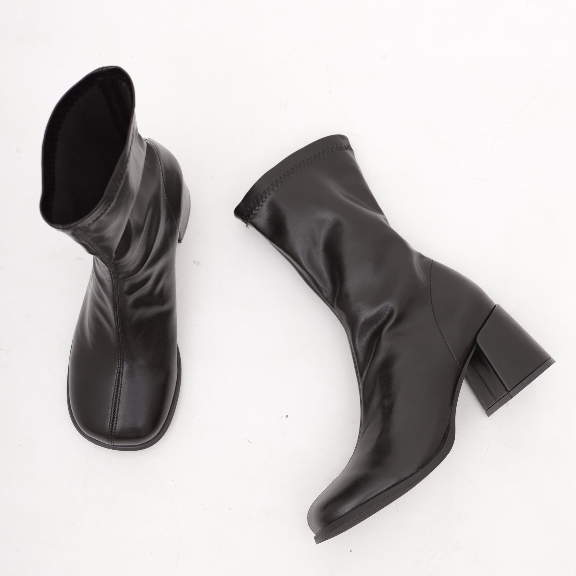 STIVALETTO STRETCH NERO MP757PUNE CHOCOLA