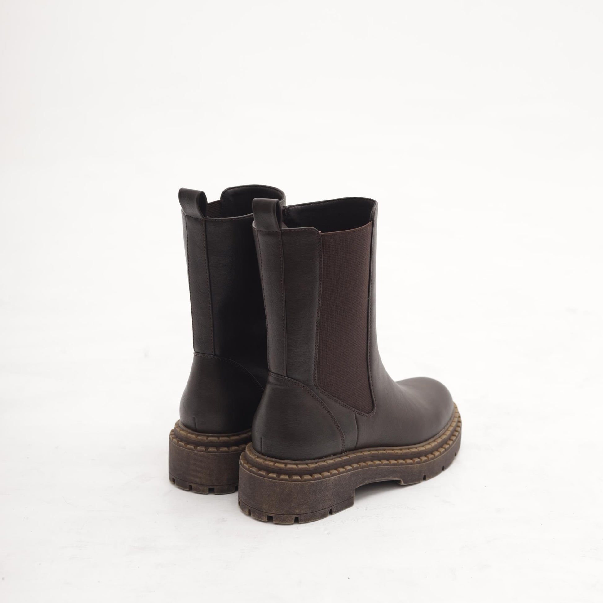 STIVALETTO ELASTICO E ZIP TESTA DI MORO 