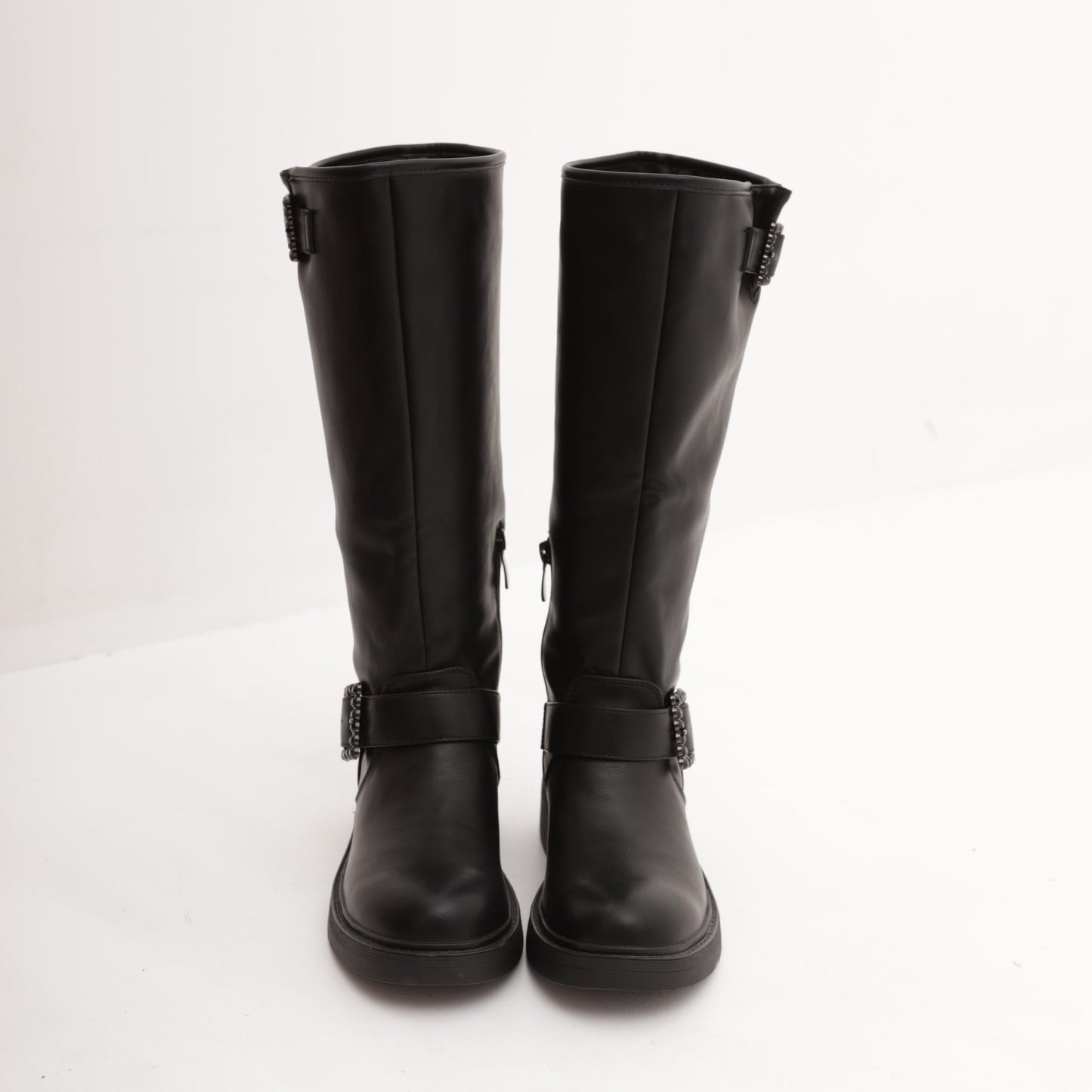 STIVALE BIKER ALTO NERO 