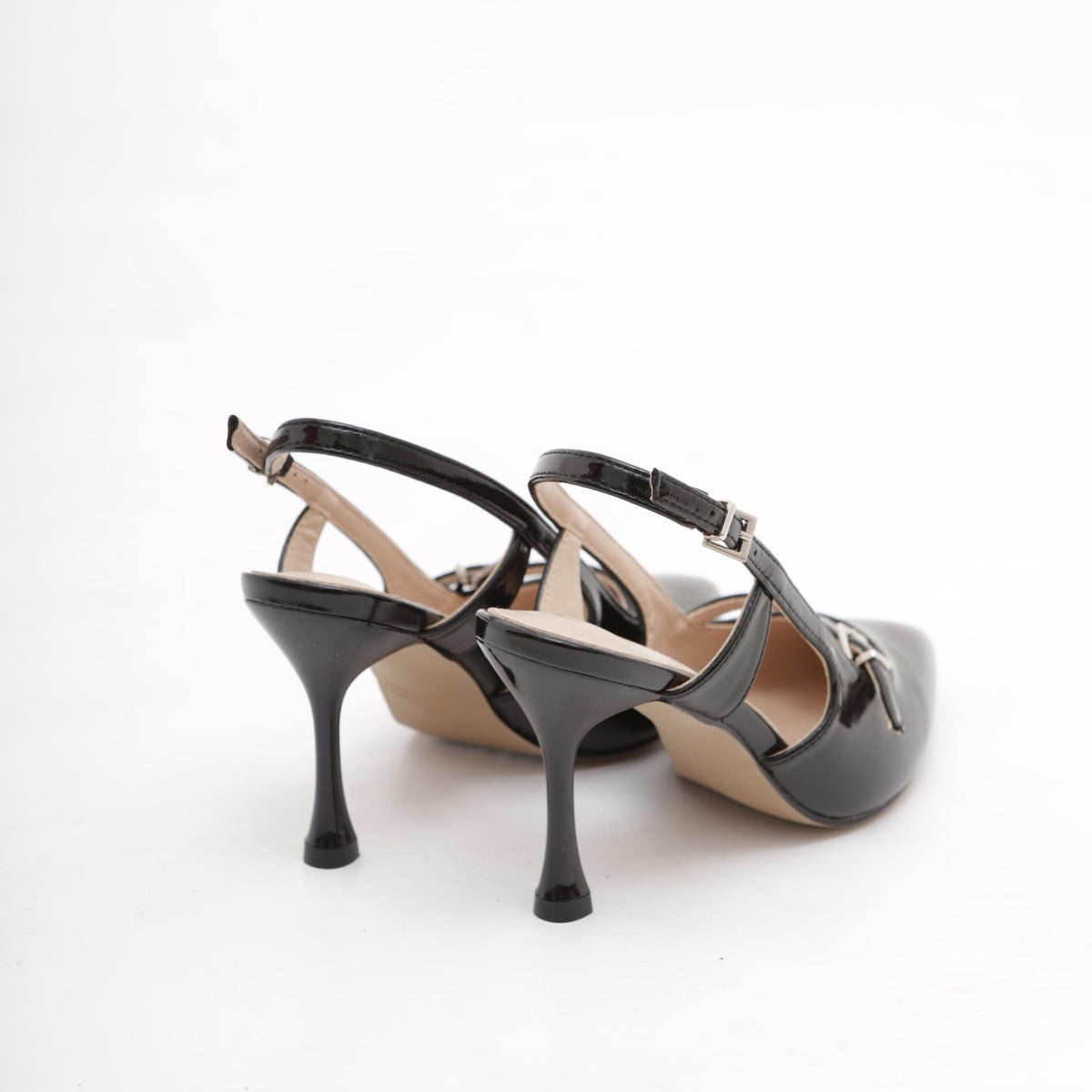 SLINGBACK T-BAR NERO 