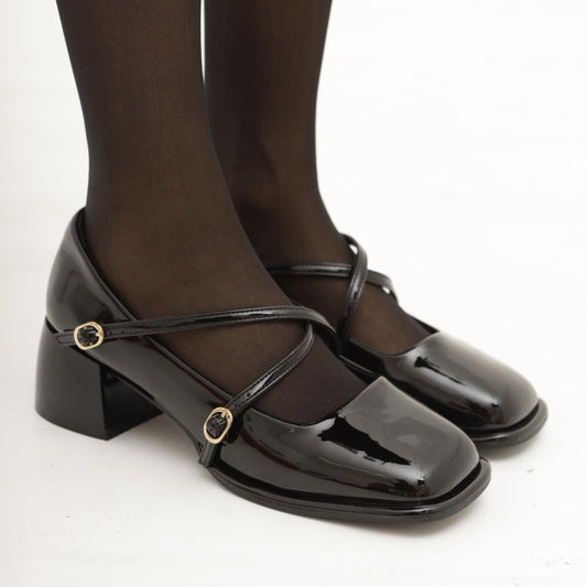 DECOLLETE' BABY INCROCIO NERO 