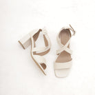 SANDALO INCROCIATO BEIGE 