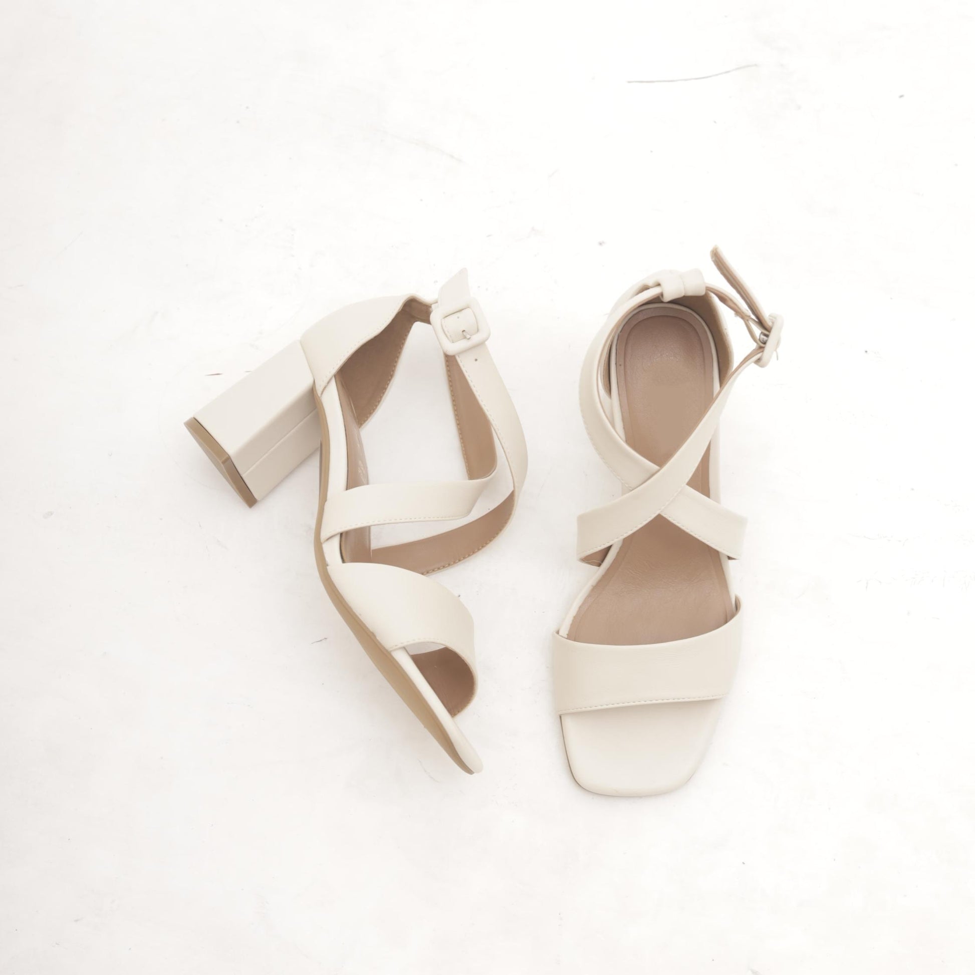 SANDALO INCROCIATO BEIGE 