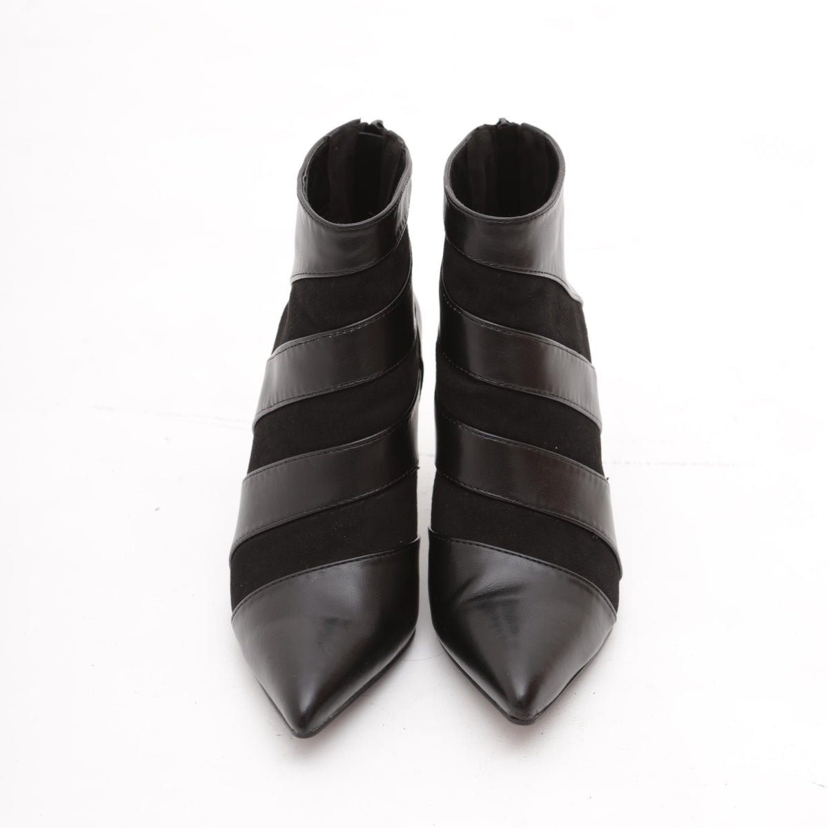 TRONCHETTO BASSO STRIPES NERO 