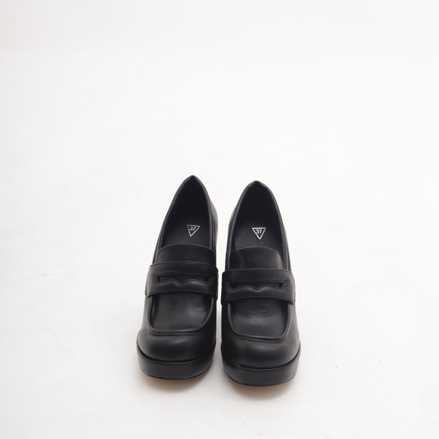 MOCASSINO TACCO ALTO NERO 