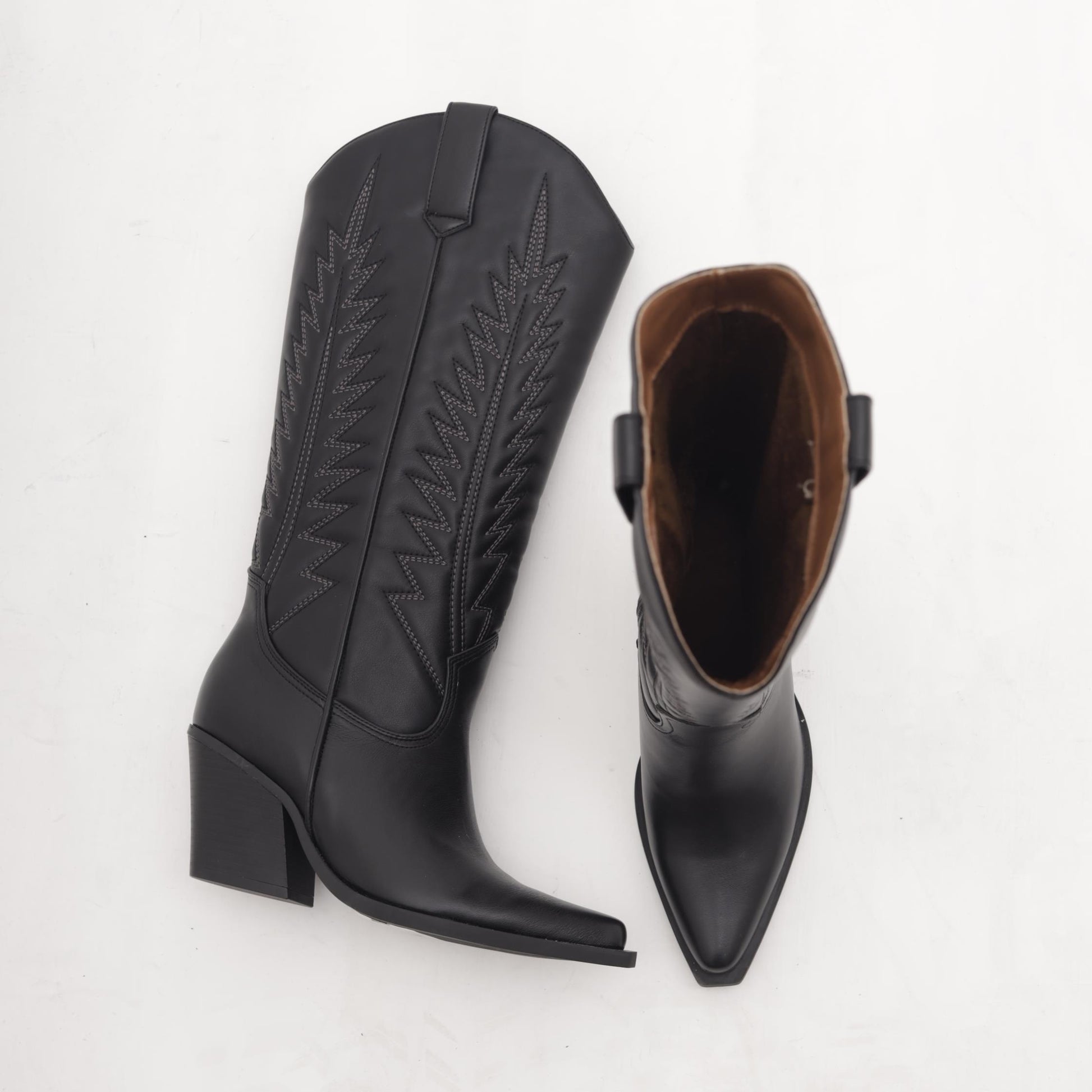 STIVALE TEXANO TACCO MP2701-6PUNE CHOCOLA