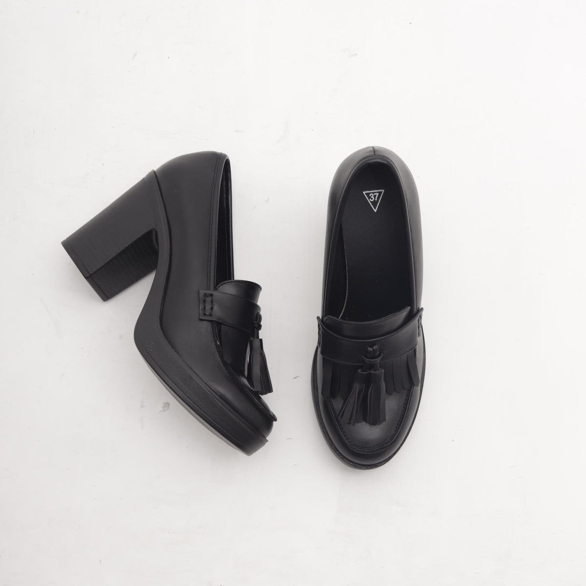 MOCASSINO TACCO NAPPINE NERO 