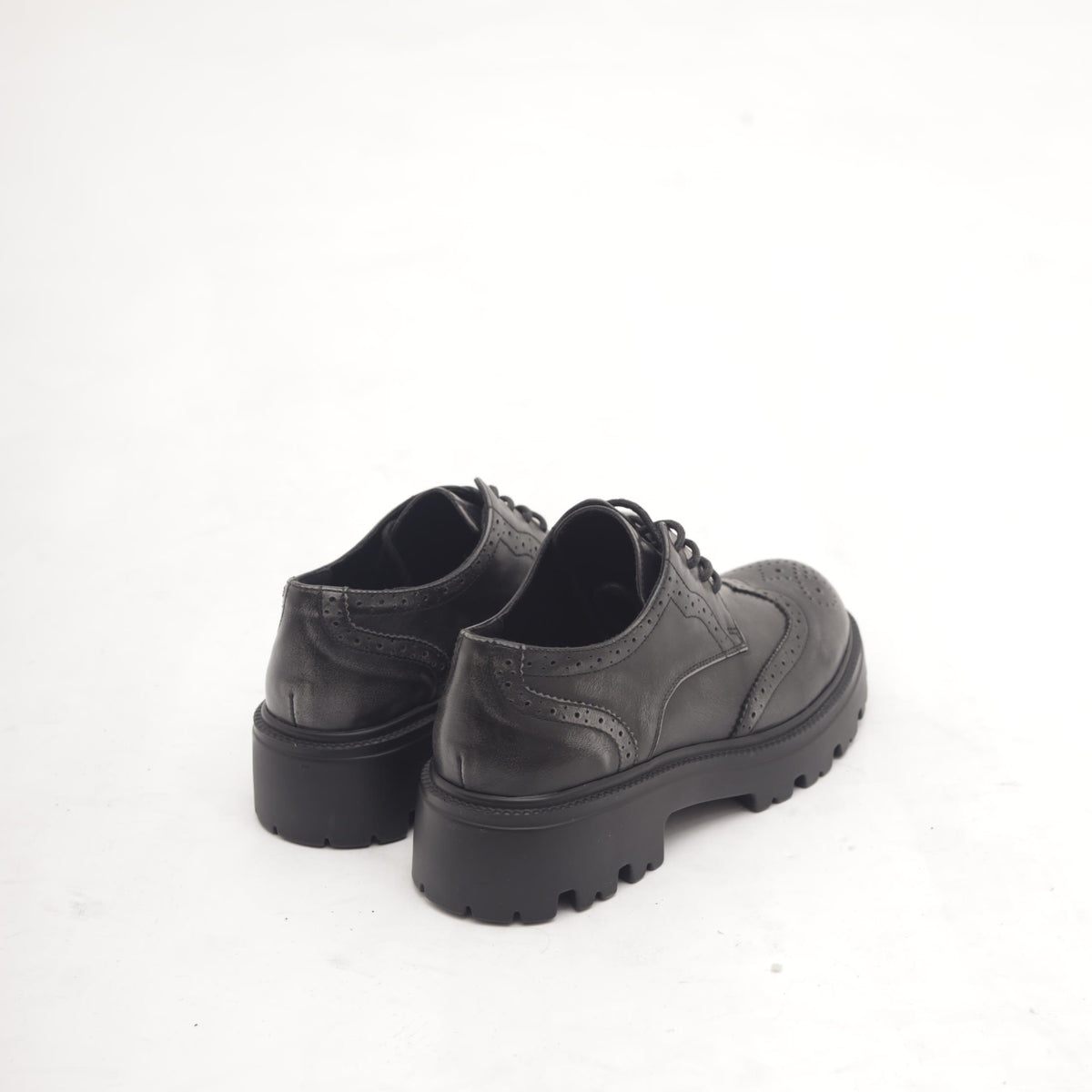OXFORD SUOLA ALTA NERO 