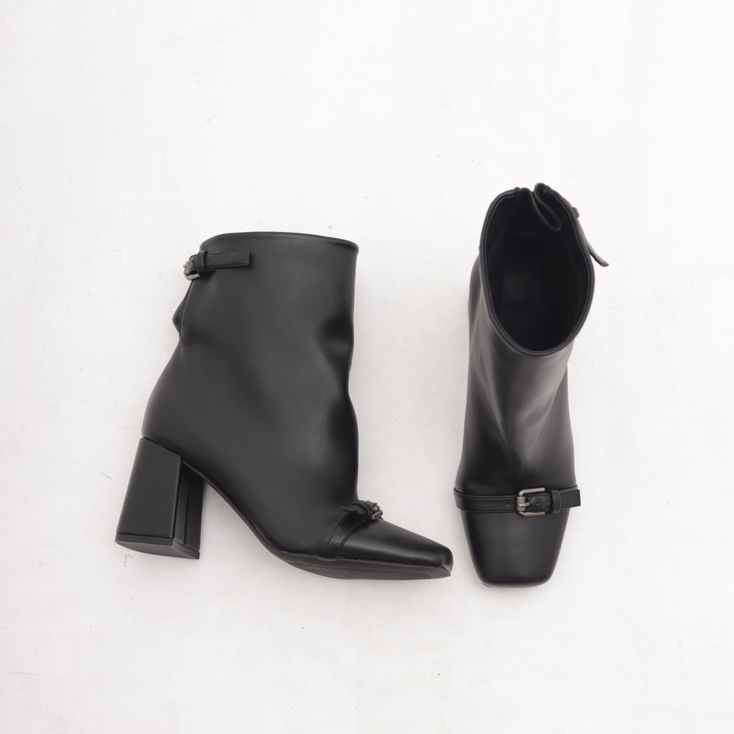 STIVALETTO OVERSIZE TACCO NERO 