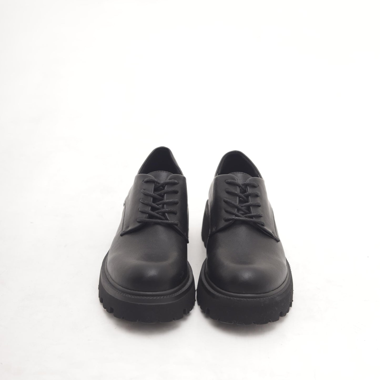 OXFORD SUOLA ALTA LISCIA NERO 