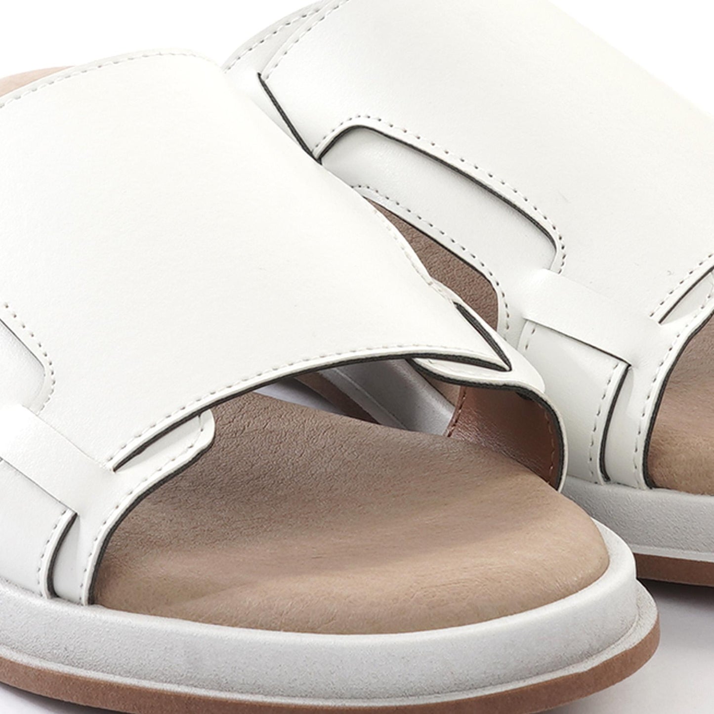 CIABATTINA FASCIONE BIANCO 