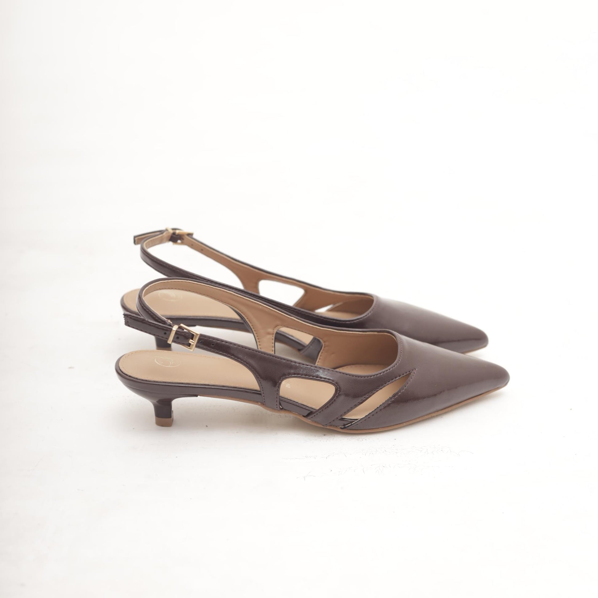 SLINGBACK INTAGLI DARK TESTA DI MORO 