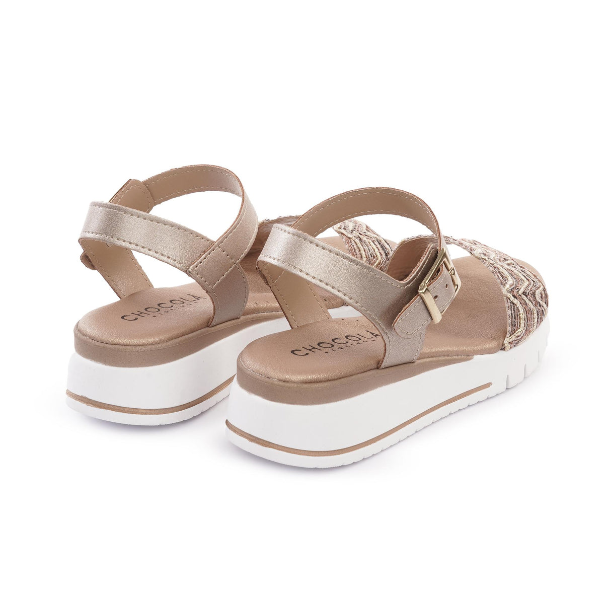 SANDALO  ZEPPA FASCIA MOREIRA PLATINO<BR/><BR/> 