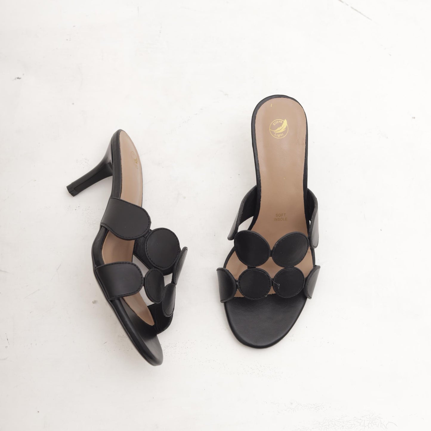 MULE CERCHI NERO 