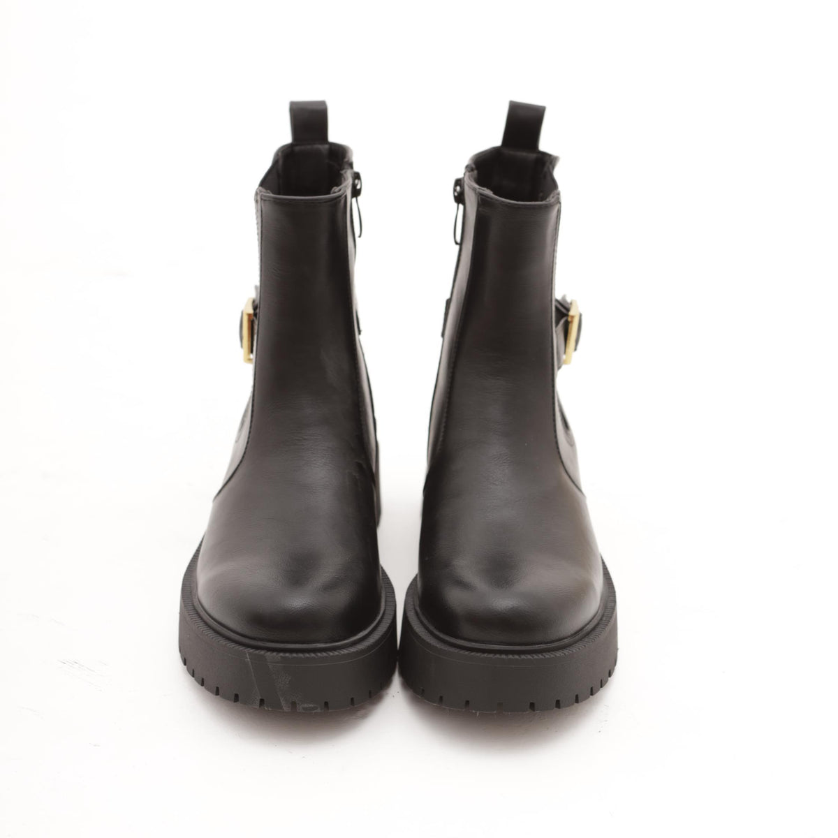 STIVALETTO ELASTICI BASSO FIBBIA NERO 