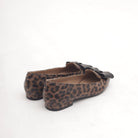 DECOLLETE FLAT FIOCCO LEOPARDO 