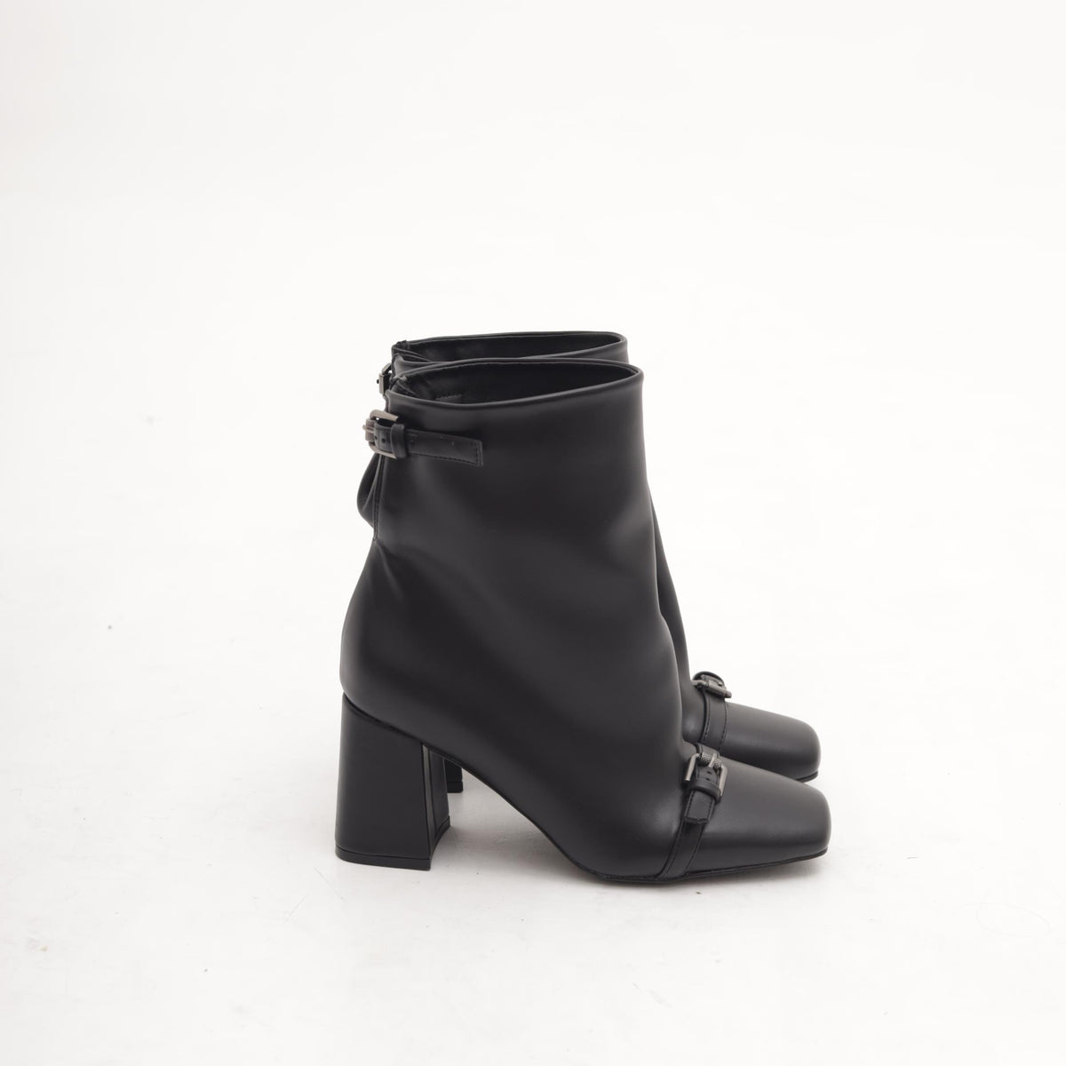 STIVALETTO OVERSIZE TACCO NERO 